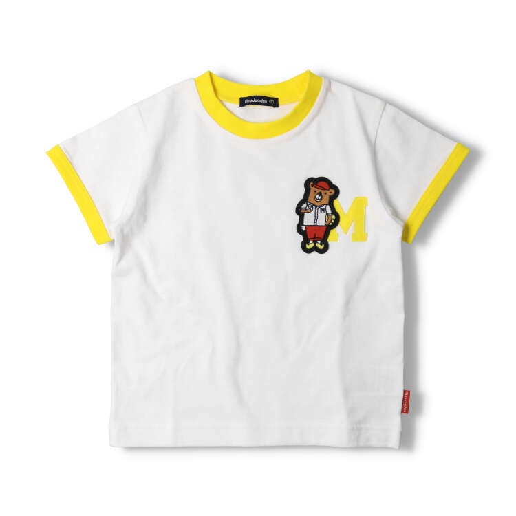小熊贴片短袖T恤
