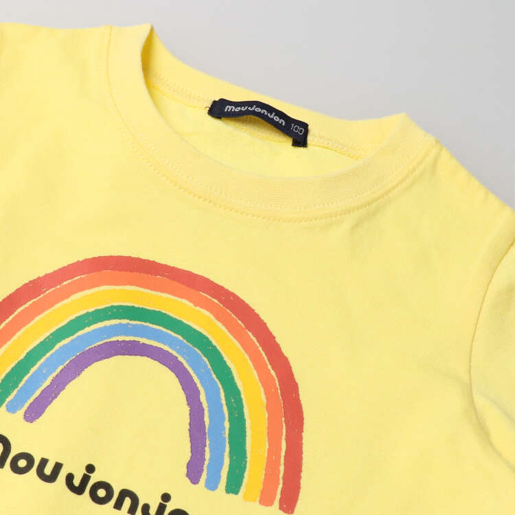Rainbow print short sleeve T-shirt