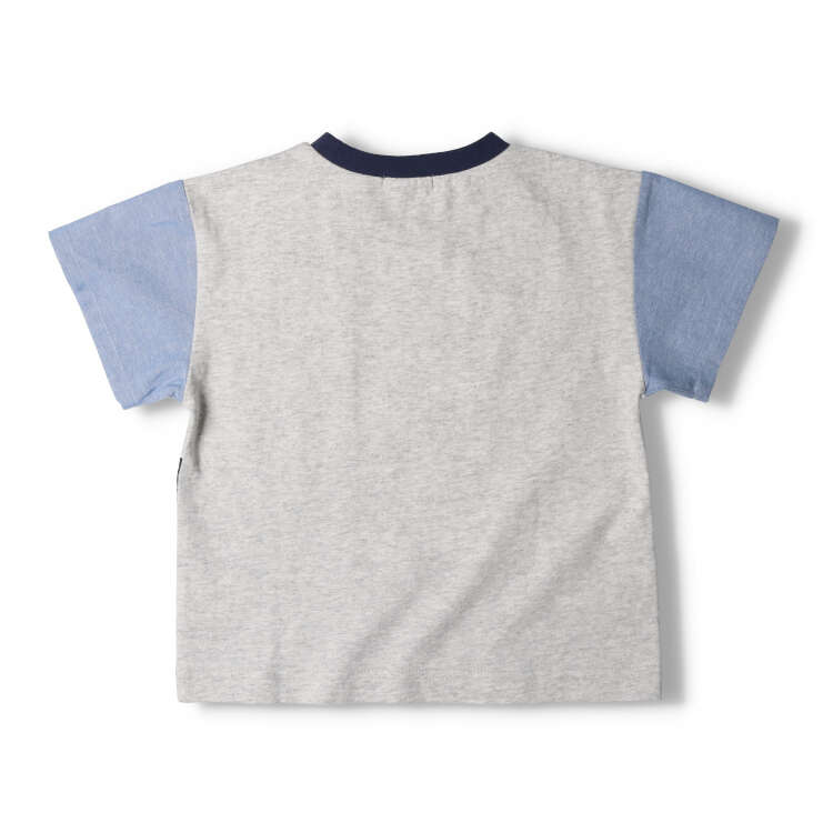 Switchable retro color scheme short sleeve T-shirt