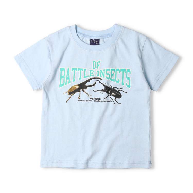 Insect print short sleeve T-shirt