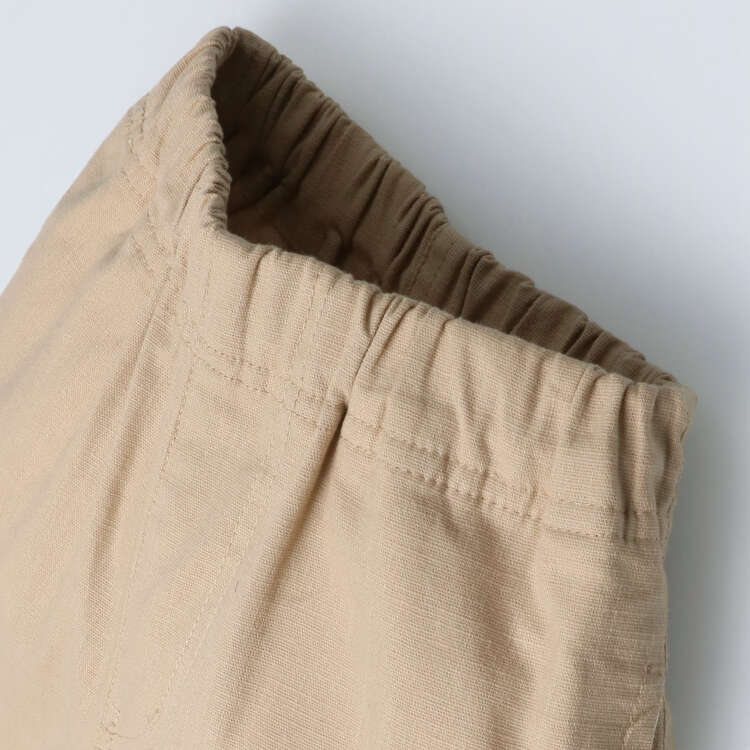 纯色 6/4 长度短裤