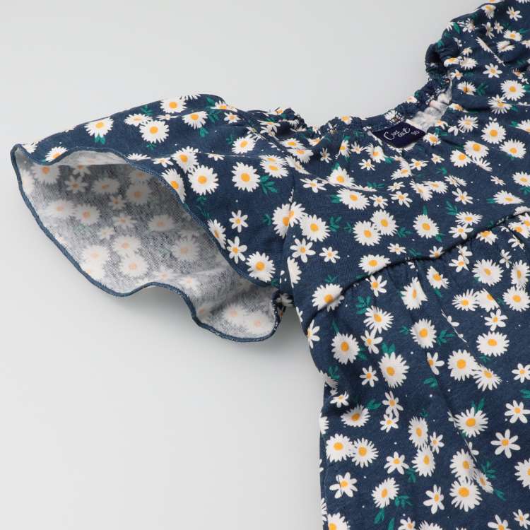 Margaret floral print short sleeve dress
