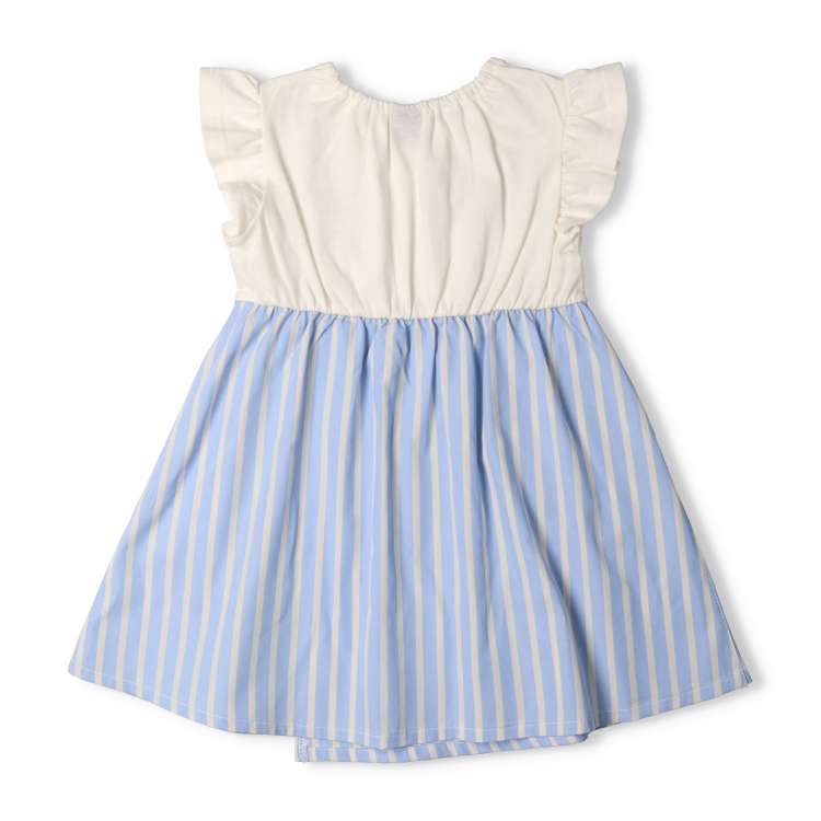 Plain/Striped Cami Dress Layered Style Dress