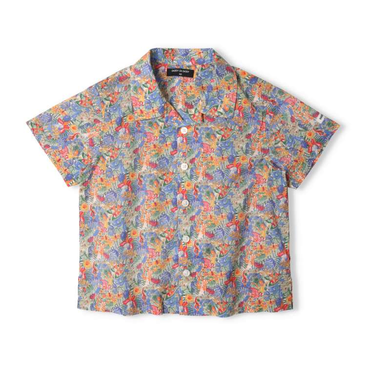 Liberty print floral short sleeve shirt