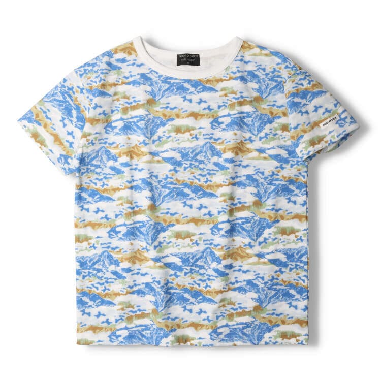 All-over print short-sleeved T-shirt (140cm-160cm)