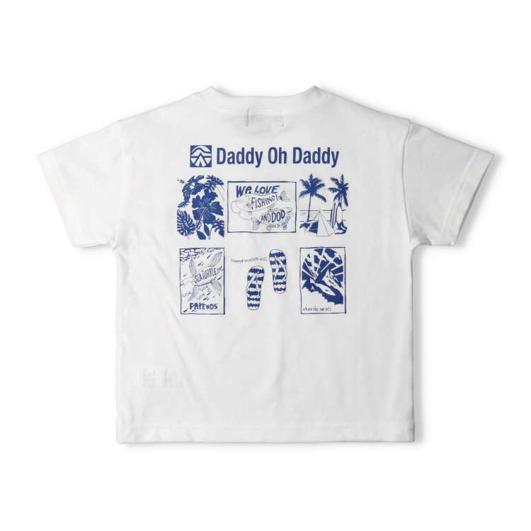Back print short sleeve T-shirt