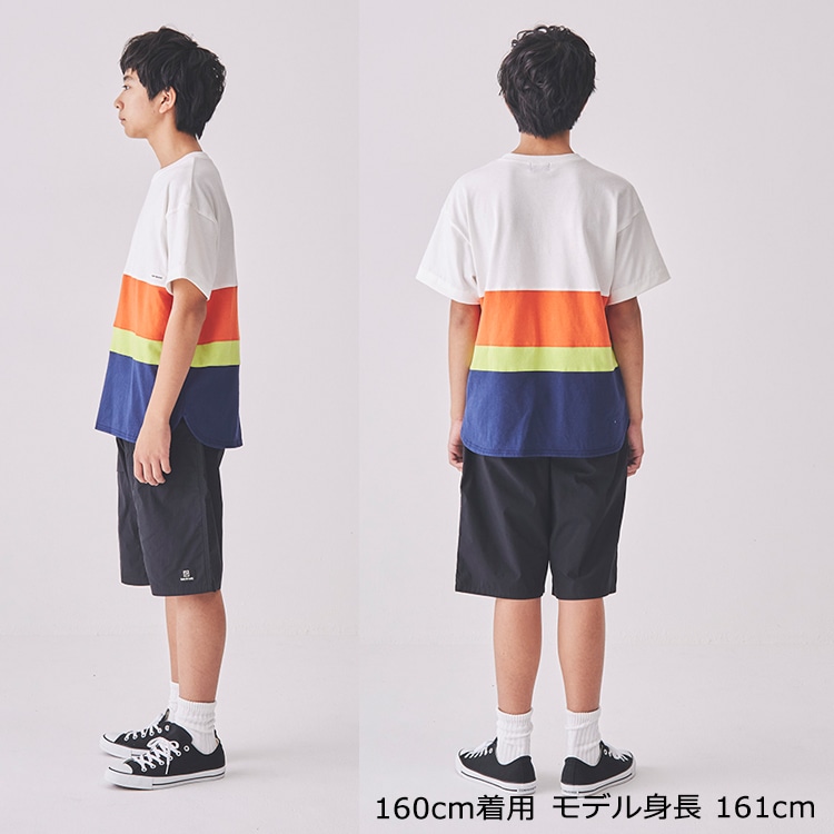Plain weather half-length shorts (140cm-160cm)