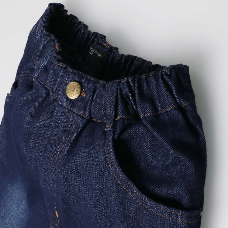 素色/迷彩圖案牛仔針織短褲（140cm-160cm）