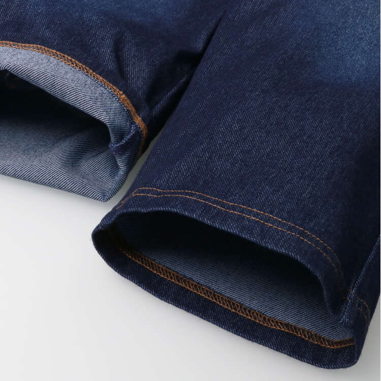 素色/迷彩图案牛仔针织短裤（140cm-160cm）