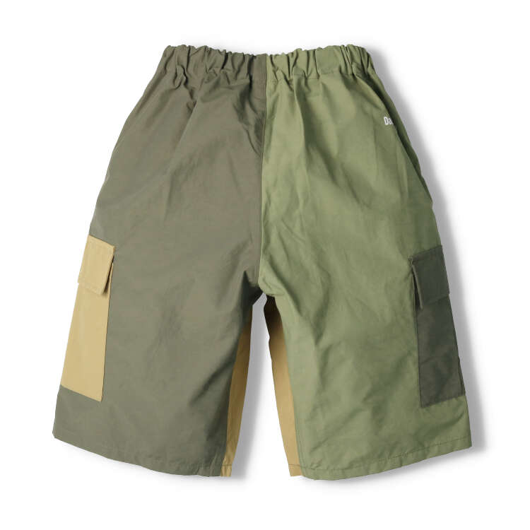 Crazy color combination 5/8 length shorts