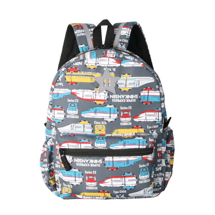 JR Shinkansen train pattern backpack