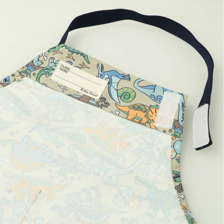 Working car/dinosaur all over pattern apron