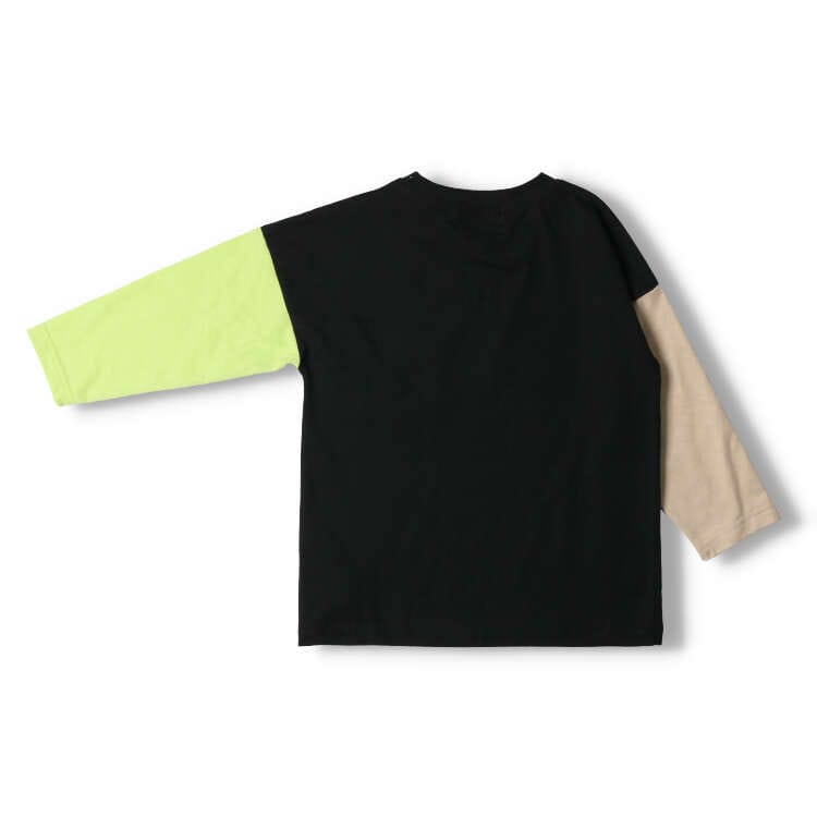 Crazy color scheme long sleeve T-shirt (90cm-130cm)
