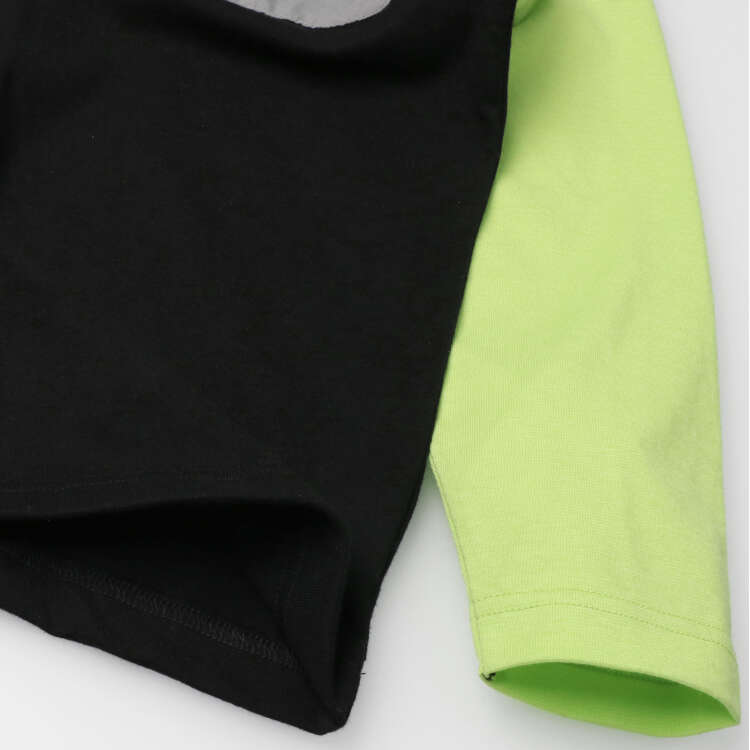 Crazy color scheme long sleeve T-shirt (140cm-160cm)