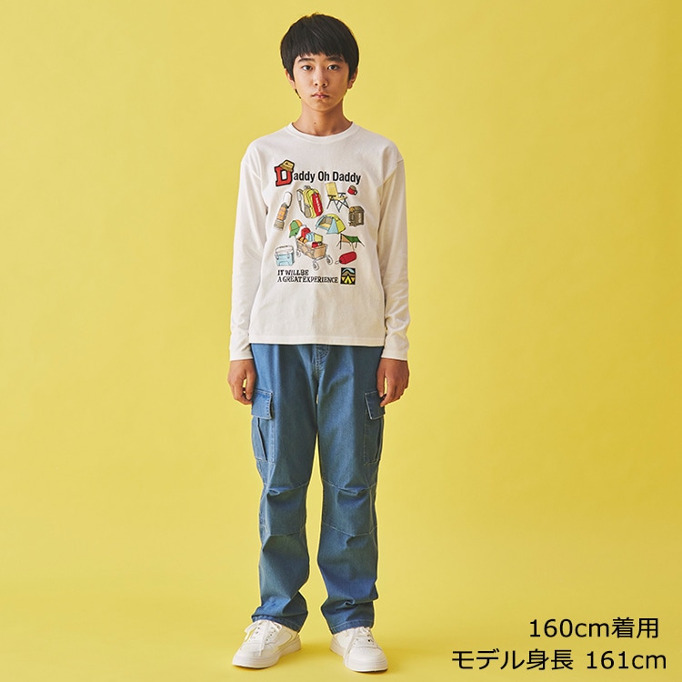 Outdoor print T-shirt (140cm-160cm)