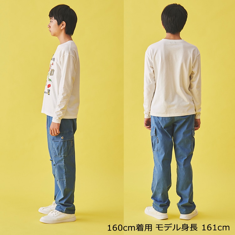 アウトドアプリントTシャツ(140cm-160cm)