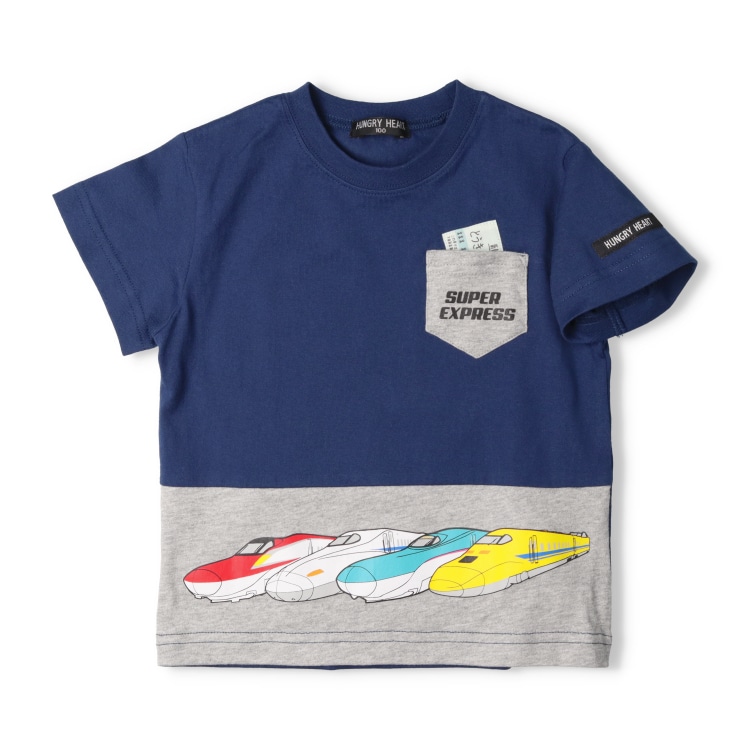 JR新幹線電車プリント切替半袖Tシャツ | 子供服・ベビー服の通販
