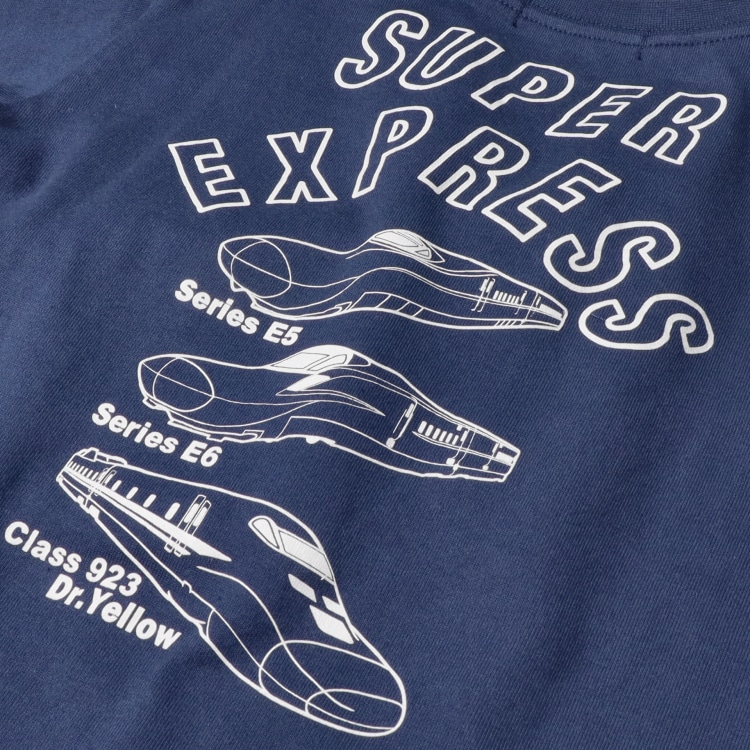 JR新幹線電車ワッペン付バッグ付き半袖Tシャツ | 子供服