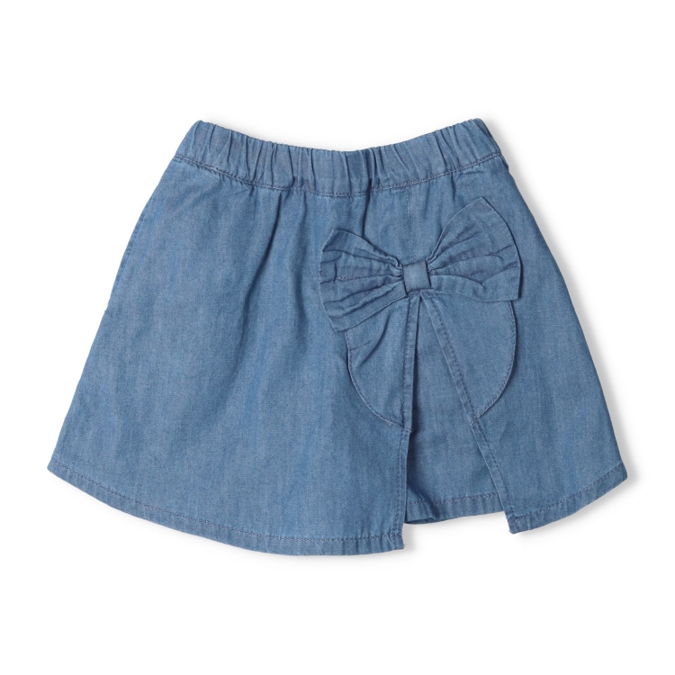 リボン付3分丈スカートパンツ | 子供服・ベビー服の通販はこども リボン付3分丈スカートパンツ | 子供服・ベビー服の通販はこども