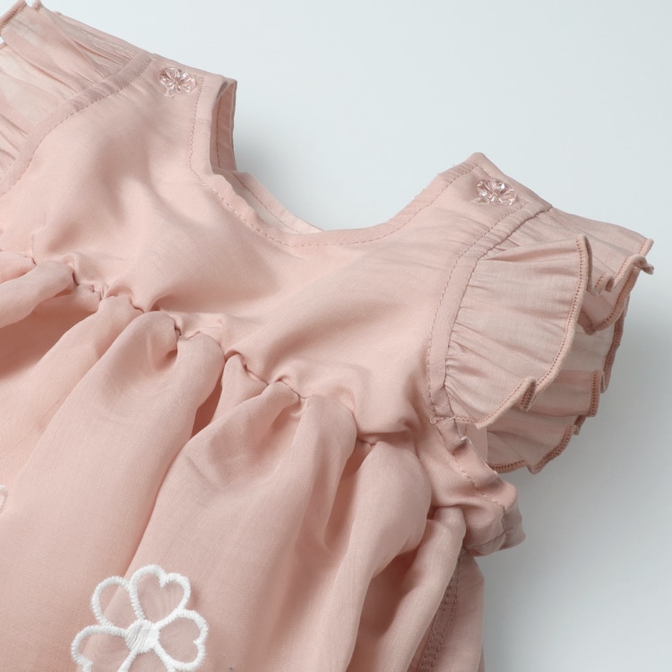 お花モチーフ付チュニック | 子供服・ベビー服の通販はこどもの