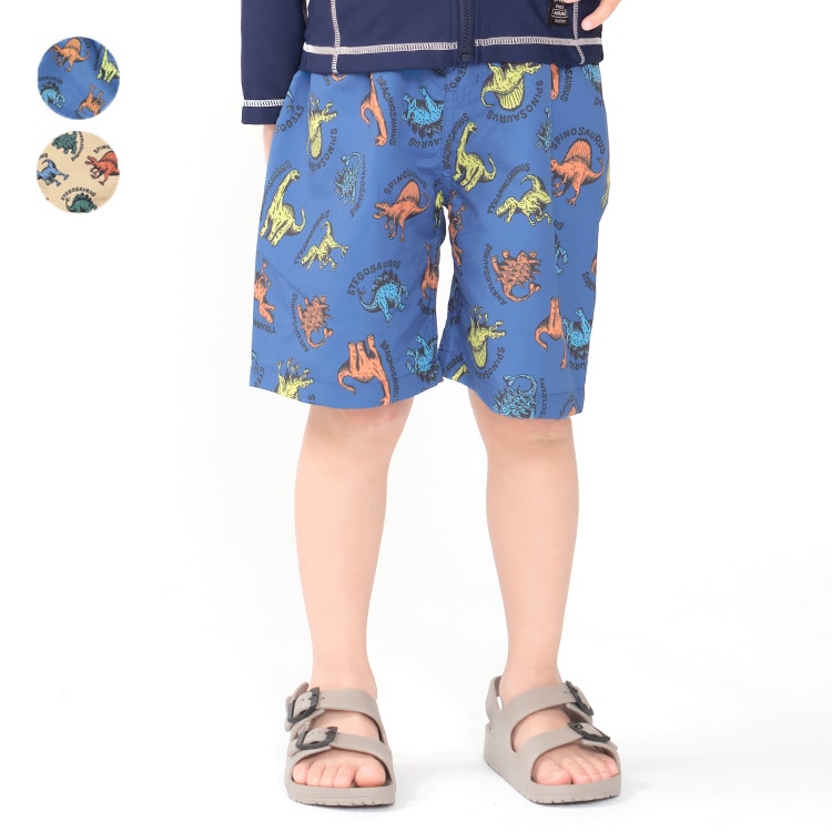 Dinosaur Pattern Swim Pants/Swimwear (Con, 110cm)