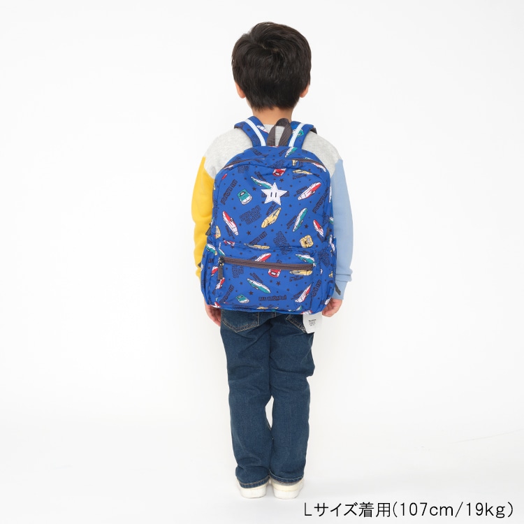 JR Shinkansen train pattern water-repellent backpack