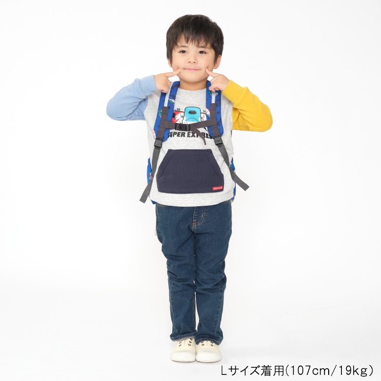 JR Shinkansen train pattern water-repellent backpack