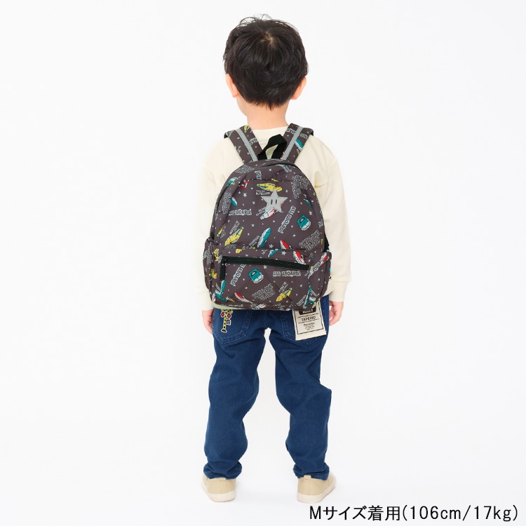 JR Shinkansen train pattern water-repellent backpack