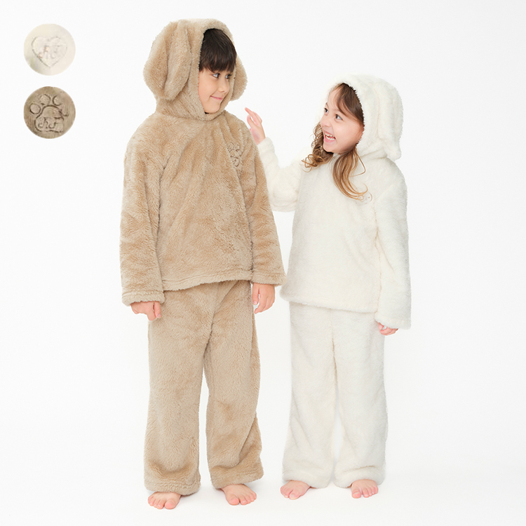 Animal fleece pajamas