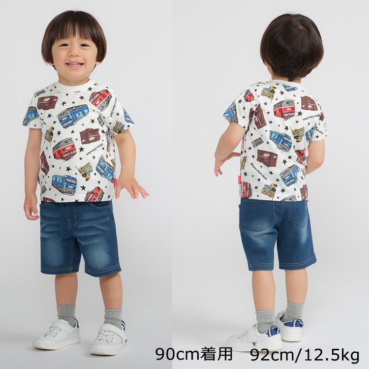 JR貨物電車総柄半袖Ｔシャツ | 子供服の通販はこどもの森 - メーカー