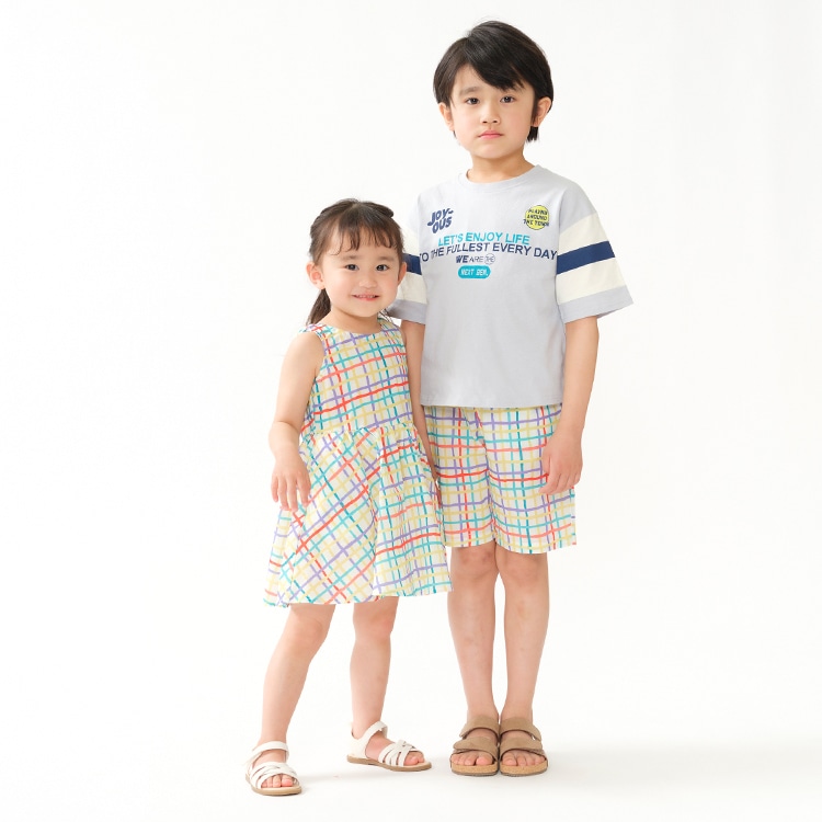 チェック柄ノースリーブワンピース | 子供服・ベビー服の通販は チェック柄ノースリーブワンピース | 子供服・ベビー服の通販は