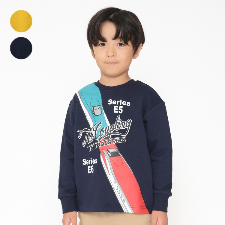 *JR Shinkansen train connected fleece sweatshirt