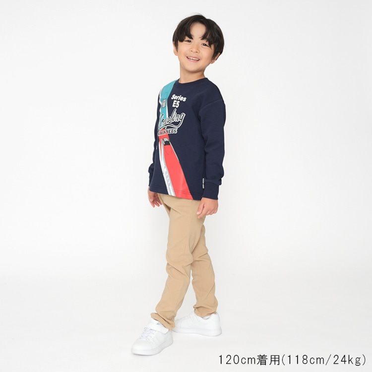 JR Shinkansen train connected fleece sweatshirt