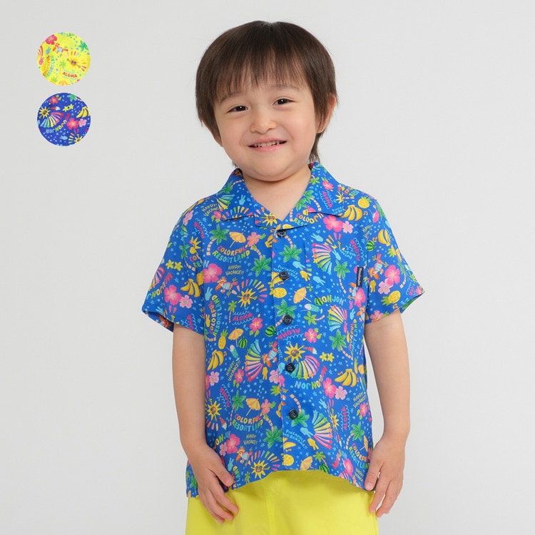 Aloha Pattern Shirt (Con, 90cm)