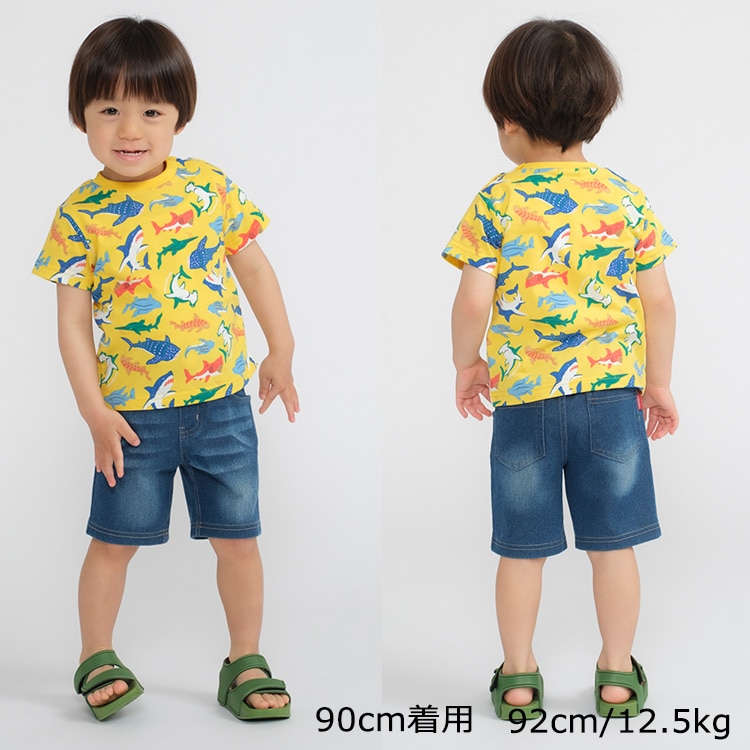 サメ総柄半袖Ｔシャツ | 子供服の通販はこどもの森 - メーカー直営公式