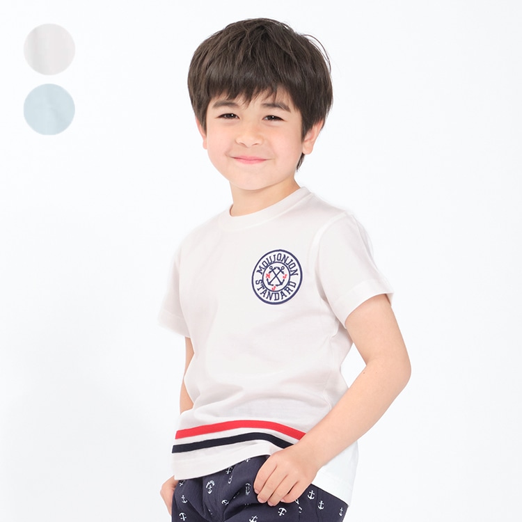 Short sleeve T-shirt with patch