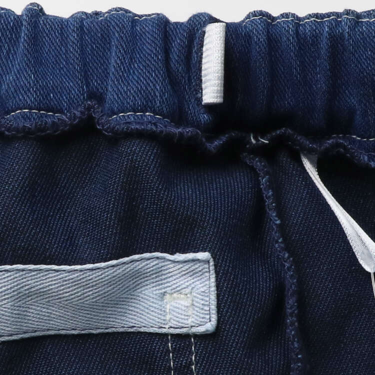 Denim knit 3/4 length pants