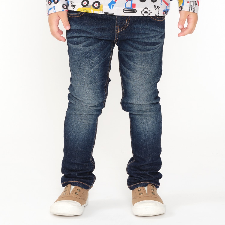 POWDER STRETCH DENIM SKINNY PANTS