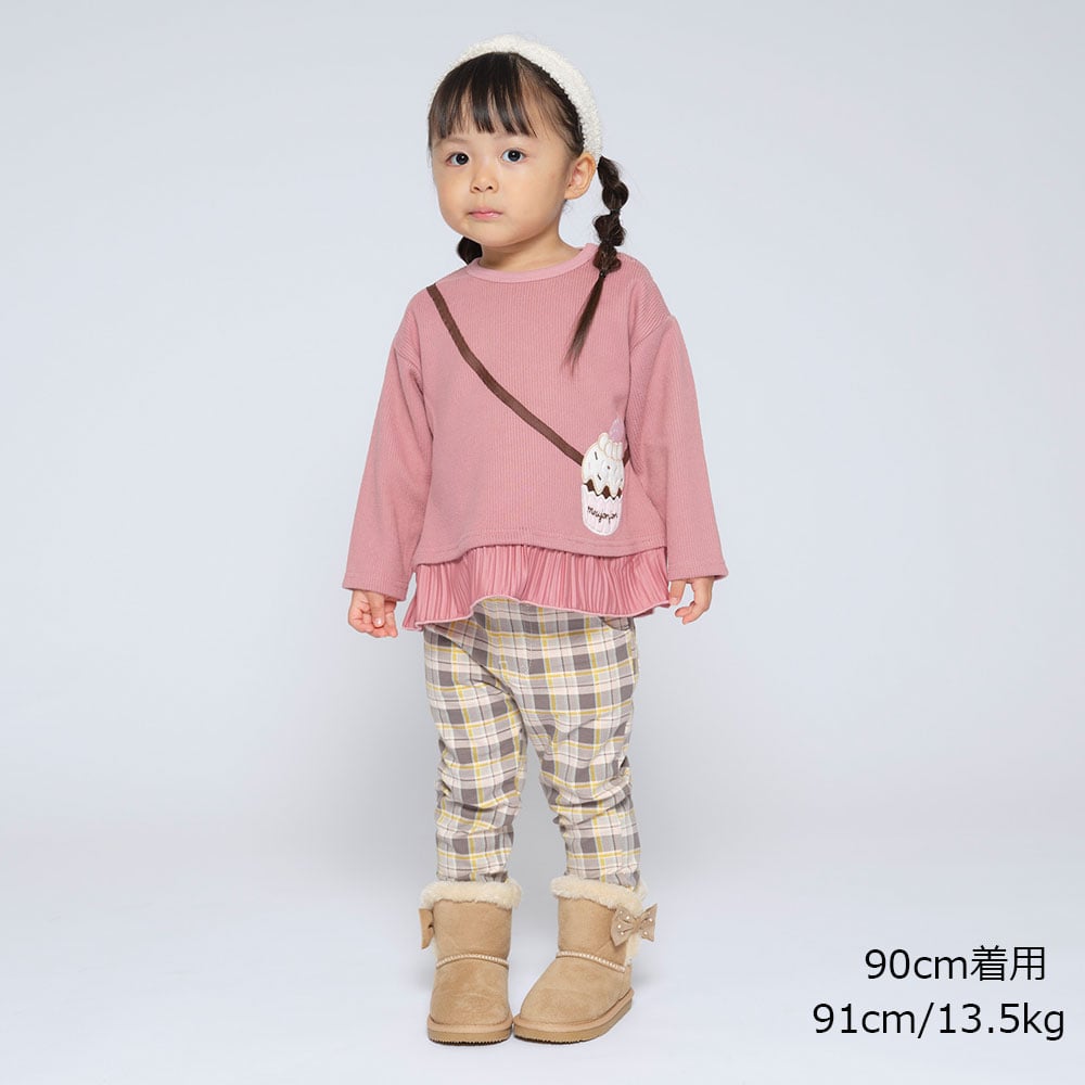 総柄ストレッチミニ裏毛長パンツ | 子供服 通販こどもの森 - メーカー直営公式