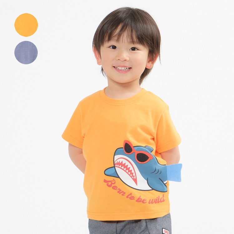 シャークプリント半袖Ｔシャツ | 子供服の通販はこどもの森 - メーカー