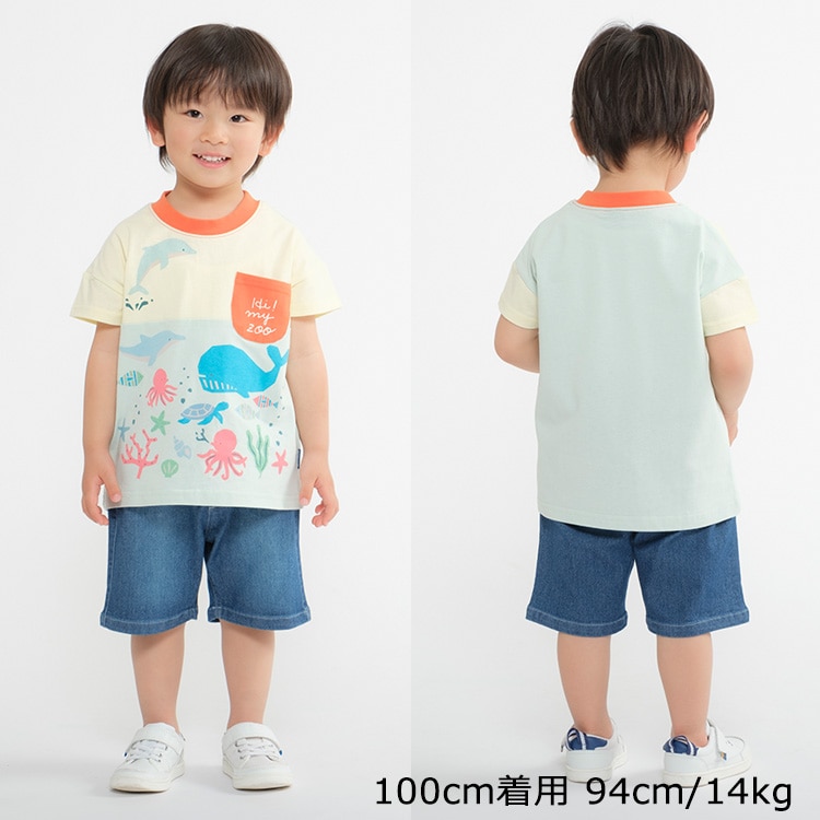 HI！MY ZOO】海の生き物プリント半袖Ｔシャツ | 子供服の通販はこども