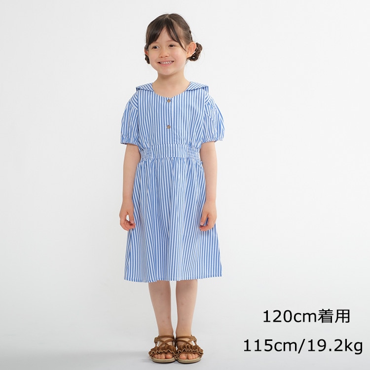 花柄・ストライプ柄半袖ワンピース | 子供服の通販はこどもの森