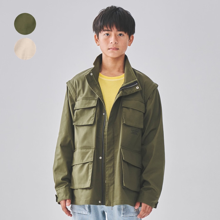 Chino 2WAY cargo jacket (150cm-160cm)