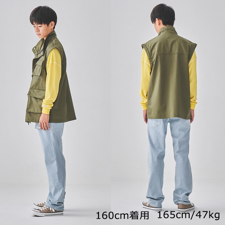 Chino 2WAY cargo jacket (150cm-160cm)