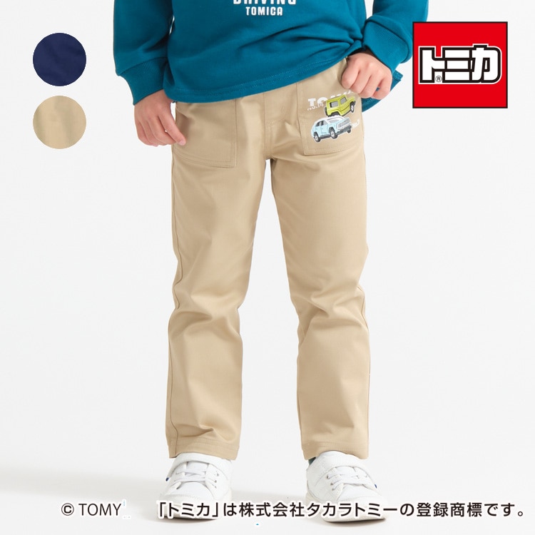 [Tomica] Car print twill pants