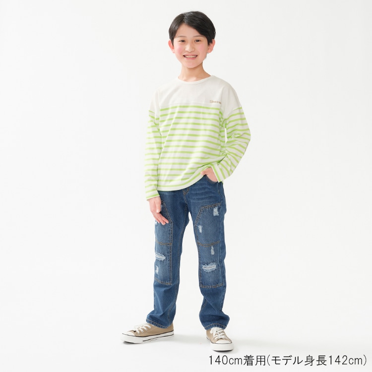 レディース 長袖 プリント Tシャツ 日本製 358405 トップス ロン