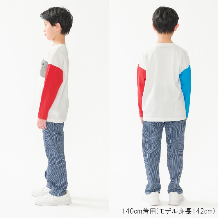 クレイジー配色長袖Tシャツ・ロンT(140-160cm) | 子供服