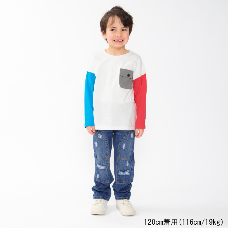 ダメージデニムパンツ | 子供服・ベビー服の通販はこどもの森