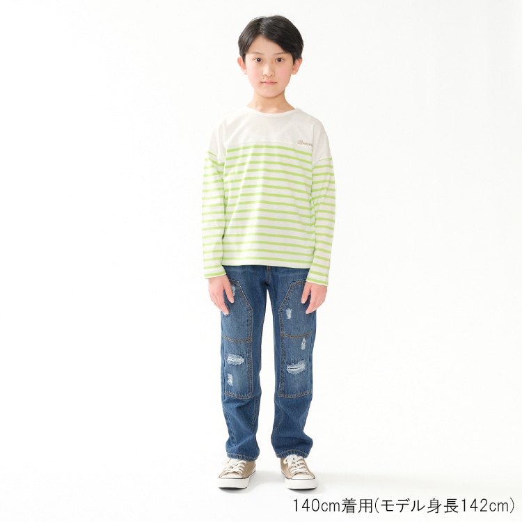 ダメージデニムパンツ(140-160cm) | 子供服・ベビー服の通販は