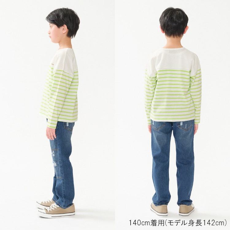 ダメージデニムパンツ(140-160cm) | 子供服・ベビー服の通販は ダメージデニムパンツ(140-160cm) | 子供服・ベビー服の通販は